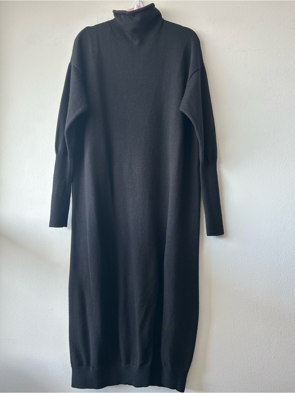 Wilfred Black Turtleneck Maxi Dress in black